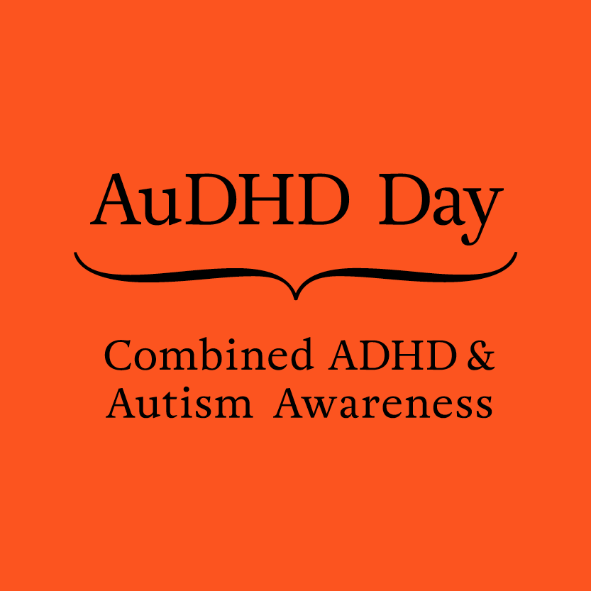 AuDHD Day logo orange