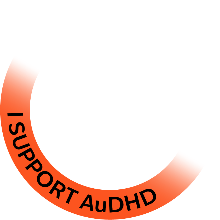 I support AuDHD badge